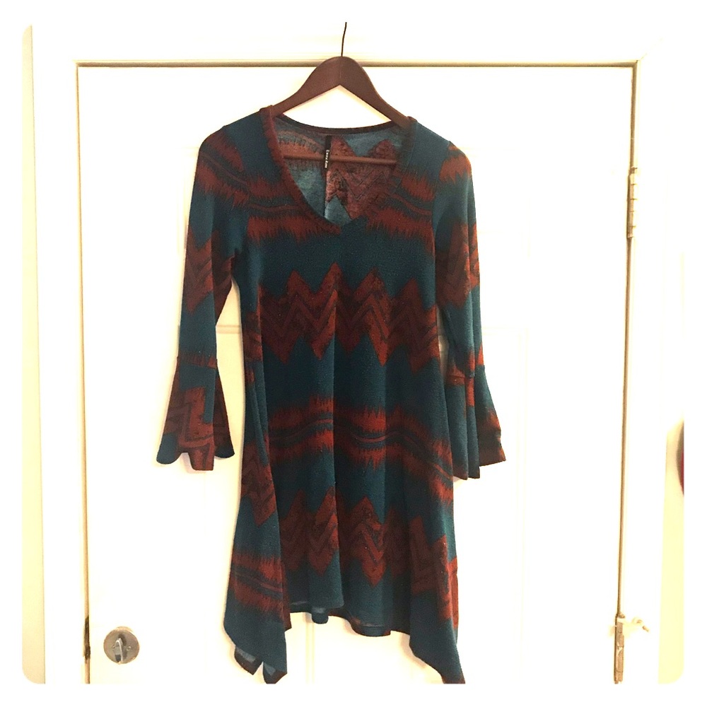 Flowy sweater dress